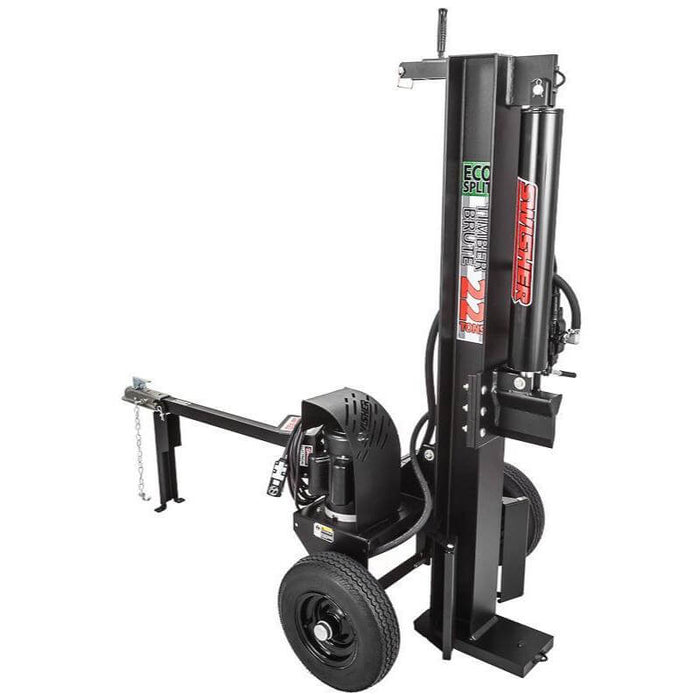 Swisher 22-Ton Timber Brute Eco Split Log Splitter – 120V Electric, Horizontal/Vertical, Road Towable