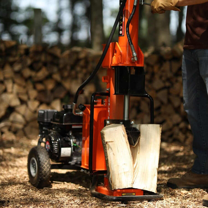 SuperHandy 25-Ton Gas Log Splitter – 7HP 209CC, Horizontal/Vertical, 20" Max Log Length