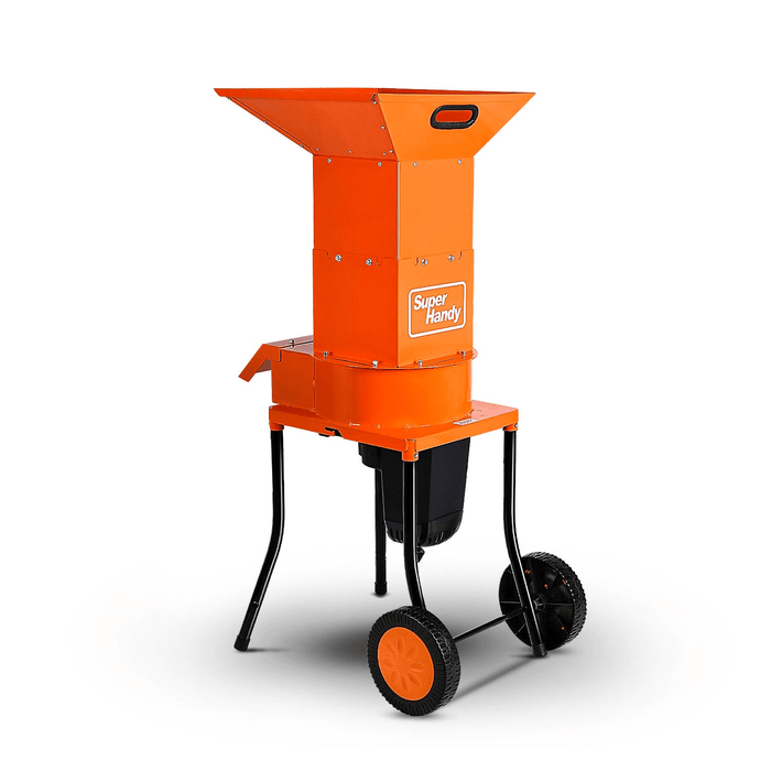 SuperHandy Electric Leaf Mulcher - 1800W, 11" Blade, 120V Corded, Steel Housing Body
