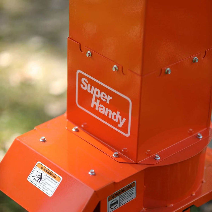 SuperHandy Electric Leaf Mulcher - 1800W, 11" Blade, 120V Corded, Steel Housing Body