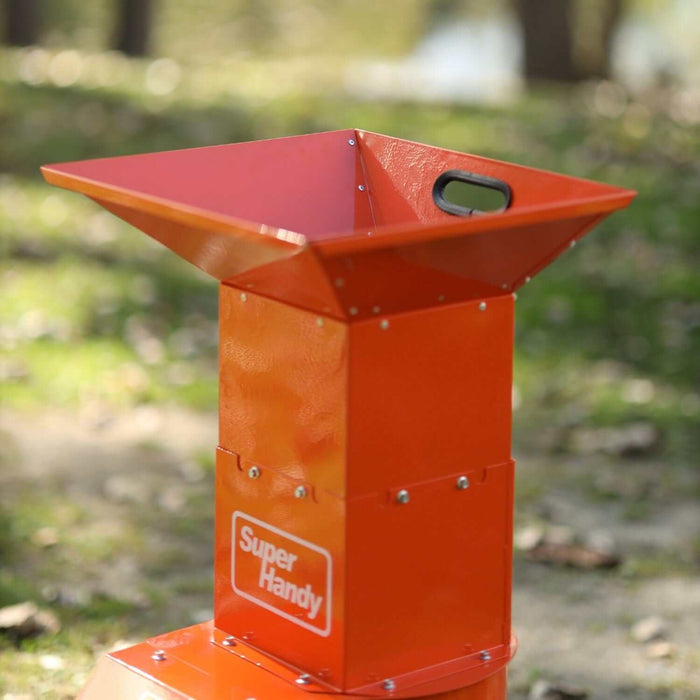 SuperHandy Electric Leaf Mulcher - 1800W, 11" Blade, 120V Corded, Steel Housing Body