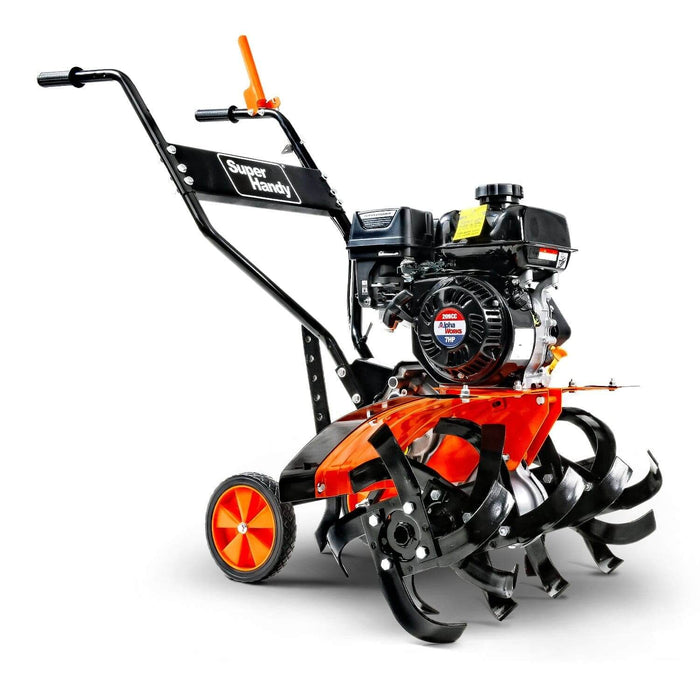 SuperHandy Gas Garden Tiller Pro - 7HP 209CC, 27" Width, 14" Depth