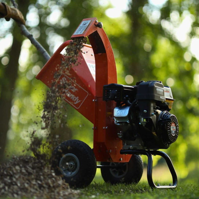 SuperHandy Wood Chipper Mini – 7HP 212CC, 3" Max Branch Capacity