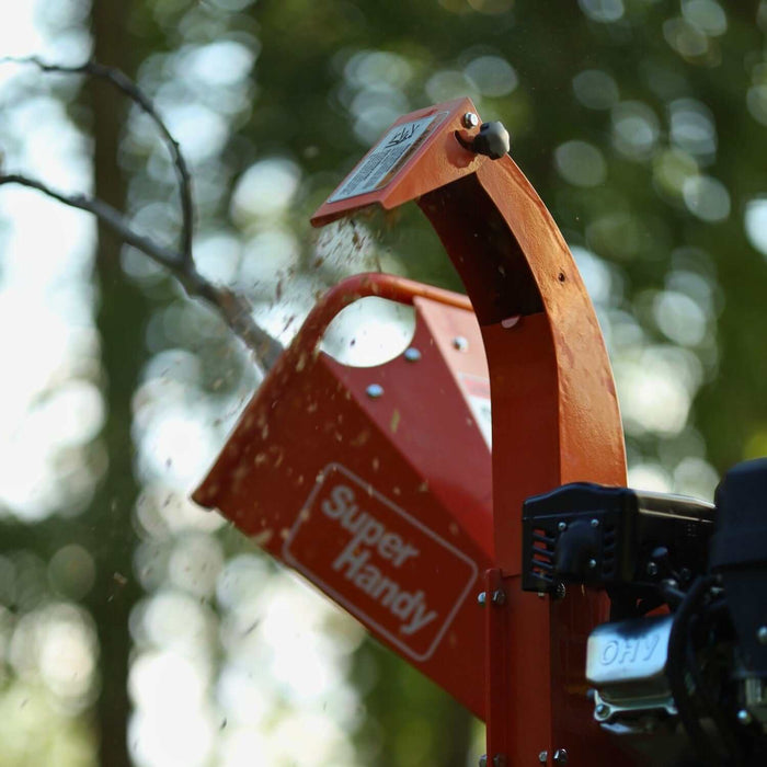 SuperHandy Wood Chipper Mini – 7HP 212CC, 3" Max Branch Capacity