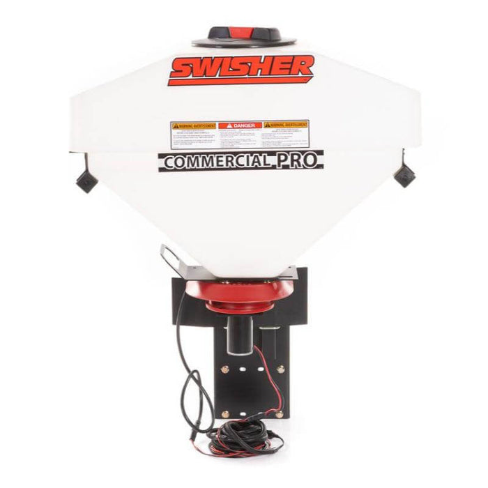 Swisher Commercial Pro Truck Spreader with Vibrator – 25 Gallon, 300 lb Capacity, UTV/Truck Mount