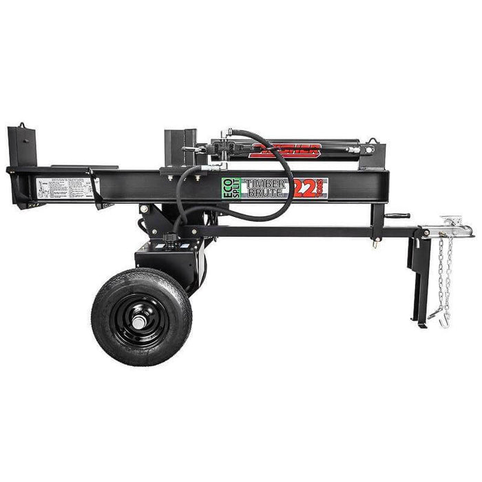Swisher 22-Ton Timber Brute Eco Split Log Splitter – 120V Electric, Horizontal/Vertical, Road Towable