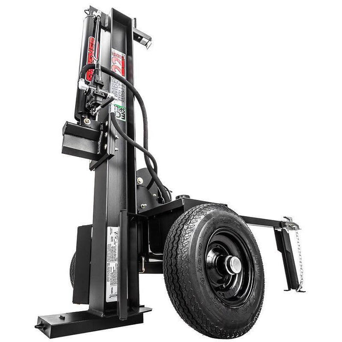 Swisher 22-Ton Timber Brute Eco Split Log Splitter – 120V Electric, Horizontal/Vertical, Road Towable