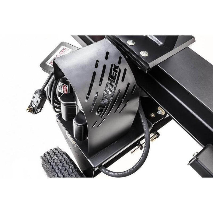 Swisher 22-Ton Timber Brute Eco Split Log Splitter – 120V Electric, Horizontal/Vertical, Road Towable