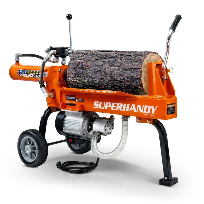 SuperHandy 14-Ton Electric Log Splitter – Horizontal, 120V Motor (GUO084)