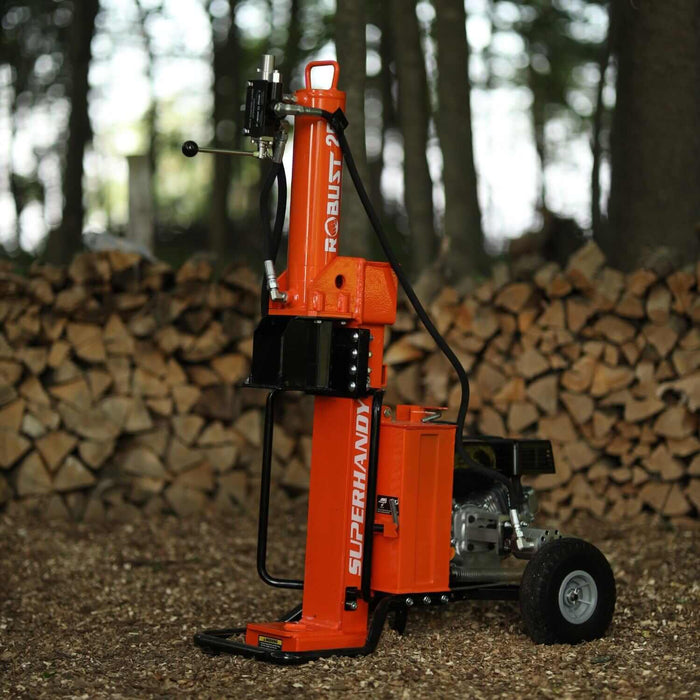 SuperHandy 25-Ton Gas Log Splitter – 7HP 209CC, Horizontal/Vertical, 20" Max Log Length