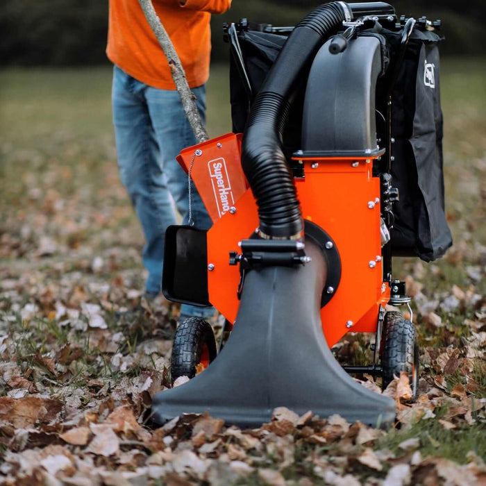 SuperHandy Leaf Vacuum & Wood Chipper - 7HP, 10:1 Mulch Ratio, 2" Branch Capacity