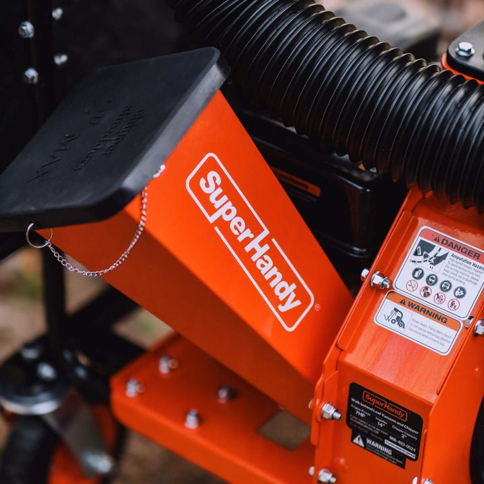 SuperHandy Leaf Vacuum & Wood Chipper - 7HP, 10:1 Mulch Ratio, 2" Branch Capacity