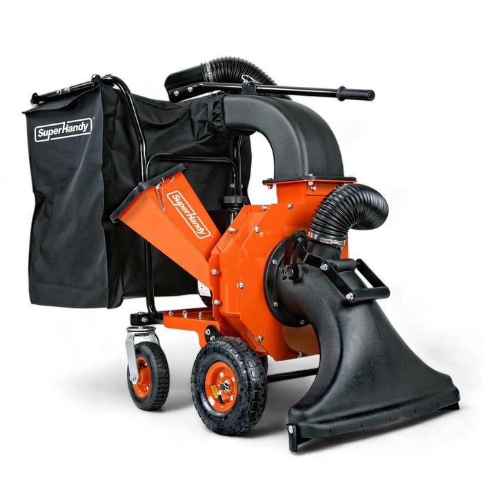 SuperHandy Leaf Vacuum & Wood Chipper - 7HP, 10:1 Mulch Ratio, 2" Branch Capacity