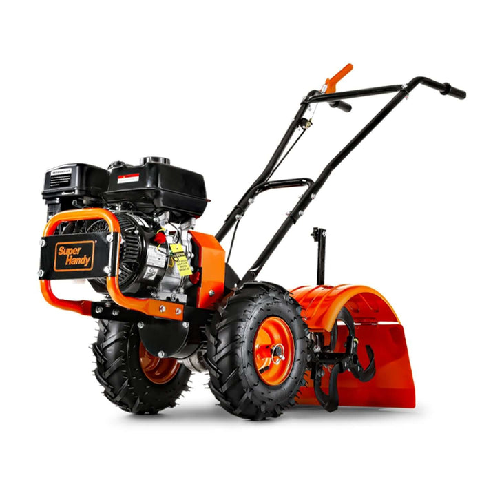 SuperHandy Rear Tine Tiller Pro – 7HP, 16" Width, 12" Depth – Heavy-Duty Soil Prep Tool